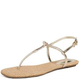 NEW SCHUTZ elsha flat sandal in platina